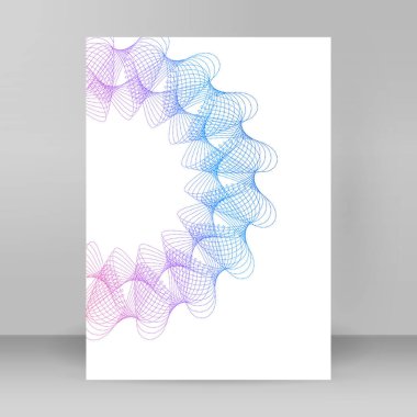 Çok amaçlı sunum için iş şablonları. Kolay düzenlenebilir EPS 10 düzeni. Yeni ürün bültenleri, teknoloji grafikleri, rapor firması ve etkinlik partisi için A4 format tanıtımı tasarımı broşürü