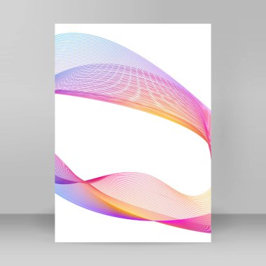 Çok amaçlı sunum için iş şablonları. Kolay düzenlenebilir EPS 10 düzeni. Yeni ürün bültenleri, teknoloji grafikleri, rapor firması ve etkinlik partisi için A4 format tanıtımı tasarımı broşürü