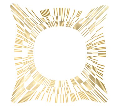 Dalgalı parlak noktalı çizgiler. Beyaz arka planda soyut parlak dalgalı şerit izole edildi. Fırça örgüsü ışıltısı yaratıcı çizgi sanatı. Düğün için vektör illüstrasyon EPS 10 sanat deco biçimi