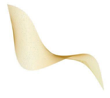 Tasarım elemanları. Bir sürü mor noktalı çizgi dalgası. Beyaz arka planda soyut dalgalı çizgiler izole edildi. Vektör illüstrasyon EPS 10. Harmanlama Aracı kullanılarak oluşturulan çizgilerle renkli dalgalar