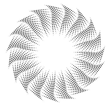Dalgalı parlak noktalı çizgiler. Beyaz arka planda soyut parlak dalgalı şerit izole edildi. Fırça örgüsü ışıltısı yaratıcı çizgi sanatı. Düğün için vektör illüstrasyon EPS 10 sanat deco biçimi