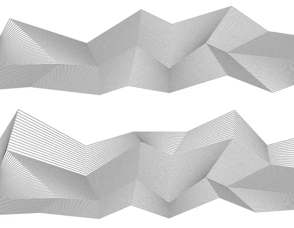 Weiße Schwarze Farbe Linearer Hintergrund Designelemente Poligonale Linien Schutzschicht Für lizenzfreie Stockillustrationen