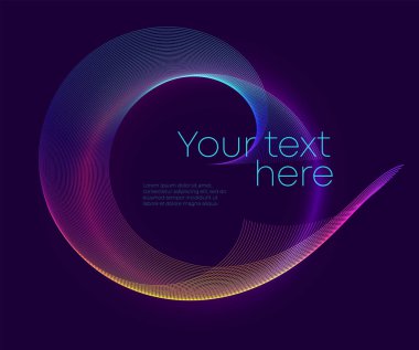 El ilanı parti tasarım öğeleri reklam. Zarif grafik ile mor arka plan bulanıklık parlak açık daireler. Eğlenceli gösterim amacıyla şablon broşür, düzen broşür, Cafe menü kartı