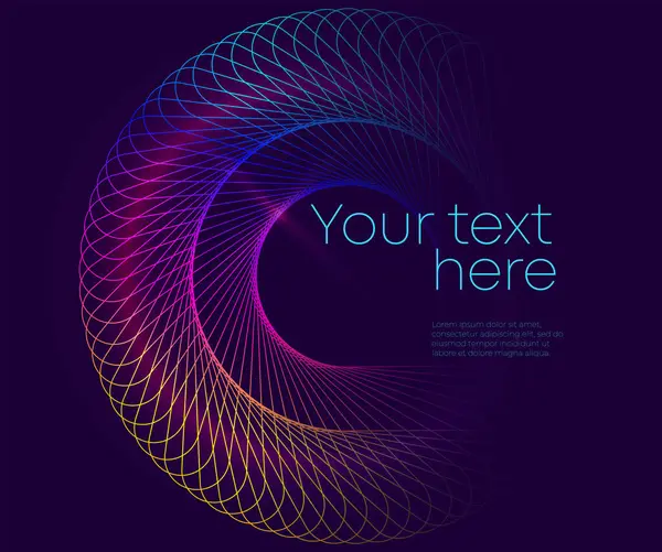 広告チラシ パーティー デザイン要素 エレガントなグラフィックと紫色の背景ぼかし 明るい光のサークルです パンフレット テンプレート レイアウト リーフレット カフェ ストックイラスト