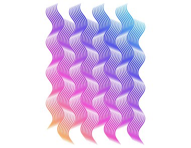 Yumuşak gökkuşağı rengi. Doğrusal arkaplan. Tasarım elemanları. Çokgen çizgiler. Guilloche. Banknotlar, diplomalar ve sertifika şablonları için koruyucu katman.