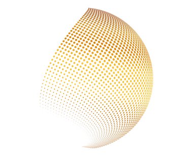 Tasarım ögeleri sembolü Düzenlenebilir simge - Yarım ton daireler, yarım ton nokta deseni beyaz arkaplan. Vektör illüstrasyonunda teknoloji ve elektronik için siyah soyut rastgele noktalar 10 kare yer alıyor