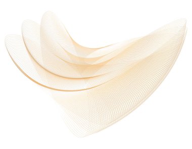 tasarım elemanları. Çemberin etrafında bir sürü çizgi var. Beyaz arka planda soyut çember dalgalı çizgiler. EPS 10 vektör illüstrasyonu. Renkli dalgalar yarattı bizi