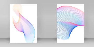 Reklam broşürü tasarım elemanları. Beyaz arka plandaki soyut altın element izole edildi. Şablon broşürü A4 biçimi, yerleşim broşürü, kafe menü kartı için vektör illüstrasyonu EPS 10