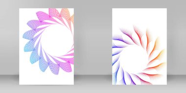 Çok amaçlı sunum için iş şablonları. Kolay düzenlenebilir EPS 10 düzeni. Yeni ürün bültenleri, teknoloji grafikleri, rapor firması ve etkinlik partisi için A4 format tanıtımı tasarımı broşürü