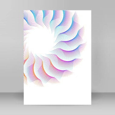 Çok amaçlı sunum için iş şablonları. Kolay düzenlenebilir EPS 10 düzeni. Yeni ürün bültenleri, teknoloji grafikleri, rapor firması ve etkinlik partisi için A4 format tanıtımı tasarımı broşürü