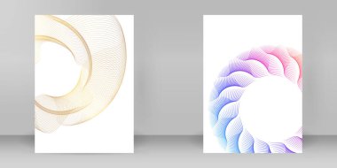 Çok amaçlı sunum için iş şablonları. Kolay düzenlenebilir EPS 10 düzeni. Yeni ürün bültenleri, teknoloji grafikleri, rapor firması ve etkinlik partisi için A4 format tanıtımı tasarımı broşürü