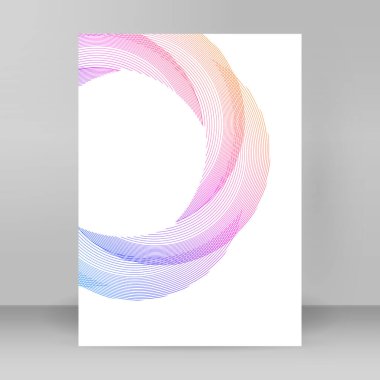 Çok amaçlı sunum için iş şablonları. Kolay düzenlenebilir EPS 10 düzeni. Yeni ürün bültenleri, teknoloji grafikleri, rapor firması ve etkinlik partisi için A4 format tanıtımı tasarımı broşürü