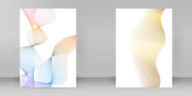 Çok amaçlı sunum için iş şablonları. Kolay düzenlenebilir EPS 10 düzeni. Yeni ürün bültenleri, teknoloji grafikleri, rapor firması ve etkinlik partisi için A4 format tanıtımı tasarımı broşürü