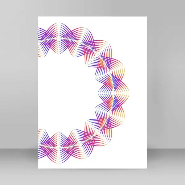 Çok amaçlı sunum için iş şablonları. Kolay düzenlenebilir EPS 10 düzeni. Yeni ürün bültenleri, teknoloji grafikleri, rapor firması ve etkinlik partisi için A4 format tanıtımı tasarımı broşürü