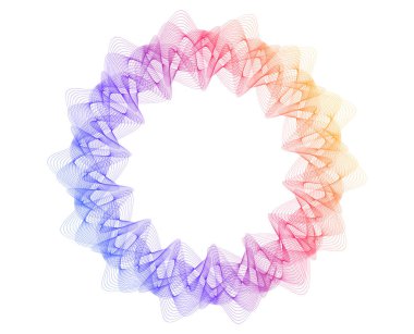 Kozmetik, moda, tekstil tasarımı, teknoloji markalaşması ve refah için canlı renk değişimine sahip dinamik radyal soyut desen. Dijital sanat, ambalaj, pazarlama ve fütürist visu için mükemmel.