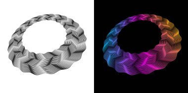 Kozmetik Tasarımı, Skincare, Güzellik, Spa, Banner İçin Sağlık, Web Tasarımı, Broşür, Paket. Simge, Logo ve Dairesel Noktalar, Çizgiler ve Mükemmellerden oluşan arkaplan. Desenler Vektör İllüstrasyonu