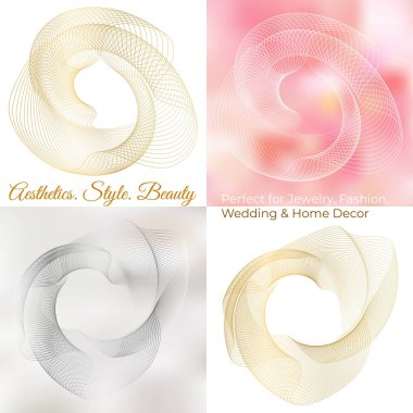 Cilt sağlığı ve bakımını temsil eden minimum soyut spiral çizgi. Cilt bakımı, cilt bakımı, cilt bakımı, güzellik, temiz kozmetik ürünleri, organik ürünler ve sağlık görselleri için ideal