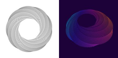 Cilt sağlığı ve bakımını temsil eden minimum soyut spiral çizgi. Cilt bakımı, cilt bakımı, cilt bakımı, güzellik, temiz kozmetik ürünleri, organik ürünler ve sağlık görselleri için ideal