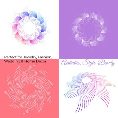 Cilt sağlığı ve bakımını temsil eden minimum soyut spiral çizgi. Cilt bakımı, cilt bakımı, cilt bakımı, güzellik, temiz kozmetik ürünleri, organik ürünler ve sağlık görselleri için ideal