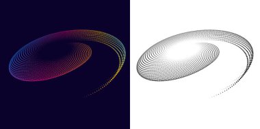 Tech, Big Data, Data Flow, Siber Güvenlik, Bilim veya Finans için afiş, web tasarımı, broşür, arka plan, görselleştirme için tasarım arka planı. Dairesel dalga çizgileri, spiraller. En İyi Markalaşma 