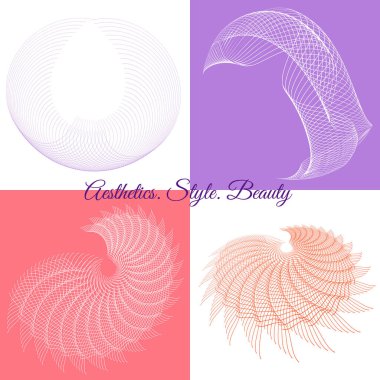 Cilt sağlığı ve bakımını temsil eden minimum soyut spiral çizgi. Cilt bakımı, cilt bakımı, cilt bakımı, güzellik, temiz kozmetik ürünleri, organik ürünler ve sağlık görselleri için ideal