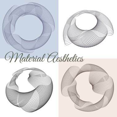 Cilt sağlığı ve bakımını temsil eden minimum soyut spiral çizgi. Cilt bakımı, cilt bakımı, cilt bakımı, güzellik, temiz kozmetik ürünleri, organik ürünler ve sağlık görselleri için ideal