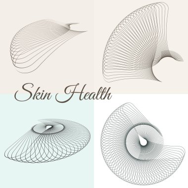 Soyut Cilt Sağlığı Arkaplanı Yumuşak Organik Çizgiler ve Cilt Markalaşması İçin Minimum Şekiller, Dermatoloji Klinikleri, Kozmetik Ürün Reklamları, Güzellik Blogları ve Doğal Cilt Tedavi Kampanyaları