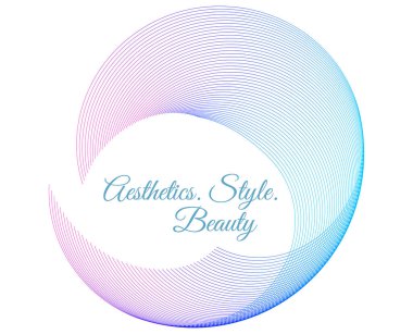 Mücevher, Moda, Düğün, Güzellik, Ev dekorasyonu işleri için tasarım elemanı dalga çizgileri. Web tasarımı, Banner, Sunum, Paket. Simge, Dairesel, Sarmal, Geometrik Çizgilerden oluşan Logo