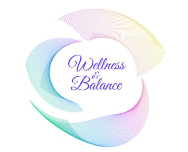 Element dalga çizgileri tasarla, spiral geometrik. Yoga, meditasyon ve iç huzur kavramları için zarif bir soyut tasarım. Sağlık markaları, bütünsel görseller ve sağlıklı yaşam tarzı kampanyaları için idealdir.