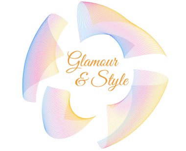 Lüks markalaşma, kaliteli mücevher paketleme, butik logo tasarımı ve görkemli görsel kimlik temaları için tasarlanmış element dalga çizgileri, spiral, zarif altın soyut girdap arka planı