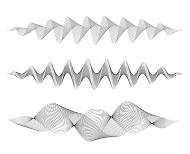 Tasarım elemanları. Parlak çizgilerin dalgası. Soyut dikey parlak dalgalı çizgiler. Organik Cilt, Kozmetik Paketleme ve Doğal Güzellik Ürünleri Markası için Soyut Gradyan Dalga Arkaplanı