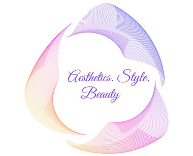 Mücevher, Moda, Düğün, Güzellik, Ev dekorasyonu işleri için tasarım elemanı dalga çizgileri. Web tasarımı, Banner, Sunum, Paket. Simge, Dairesel, Sarmal, Geometrik Çizgilerden oluşan Logo