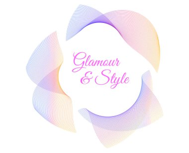 Lüks markalaşma, kaliteli mücevher paketleme, butik logo tasarımı ve görkemli görsel kimlik temaları için tasarlanmış element dalga çizgileri, spiral, zarif altın soyut girdap arka planı