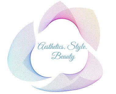 Mücevher, Moda, Düğün, Güzellik, Ev dekorasyonu işleri için tasarım elemanı dalga çizgileri. Web tasarımı, Banner, Sunum, Paket. Simge, Dairesel, Sarmal, Geometrik Çizgilerden oluşan Logo