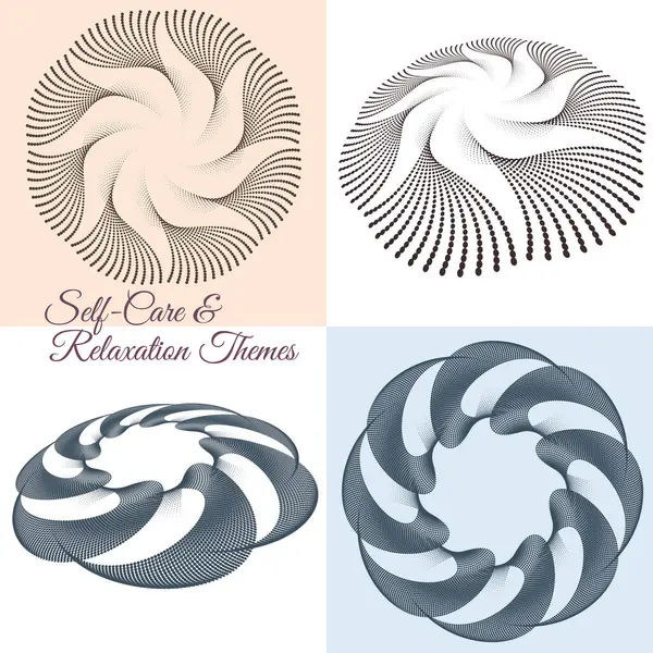 Cilt sağlığı ve bakımını temsil eden minimum soyut spiral çizgi. Cilt bakımı, cilt bakımı, cilt bakımı, güzellik, temiz kozmetik ürünleri, organik ürünler ve sağlık görselleri için ideal