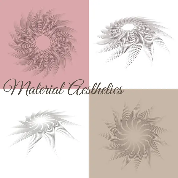 Cilt sağlığı ve bakımını temsil eden minimum soyut spiral çizgi. Cilt bakımı, cilt bakımı, cilt bakımı, güzellik, temiz kozmetik ürünleri, organik ürünler ve sağlık görselleri için ideal