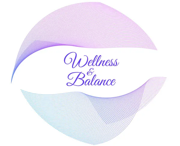 Element dalga çizgileri tasarla, spiral geometrik. Yoga, meditasyon ve iç huzur kavramları için zarif bir soyut tasarım. Sağlık markaları, bütünsel görseller ve sağlıklı yaşam tarzı kampanyaları için idealdir.