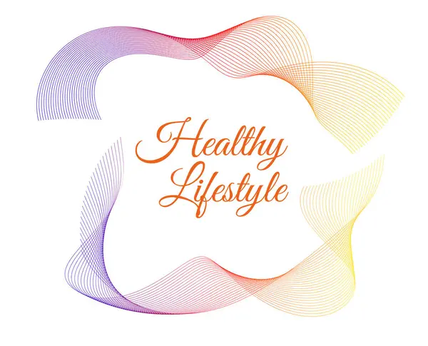 Element dalga çizgileri dizayn et, spiral, arka plan. Sağlıklı yaşam tarzı görselleri, sağlık markaları, spa promosyonları, diyet programları, doğal yaşam ve temiz yaşam kavramları için renkli soyut dalga çemberi.