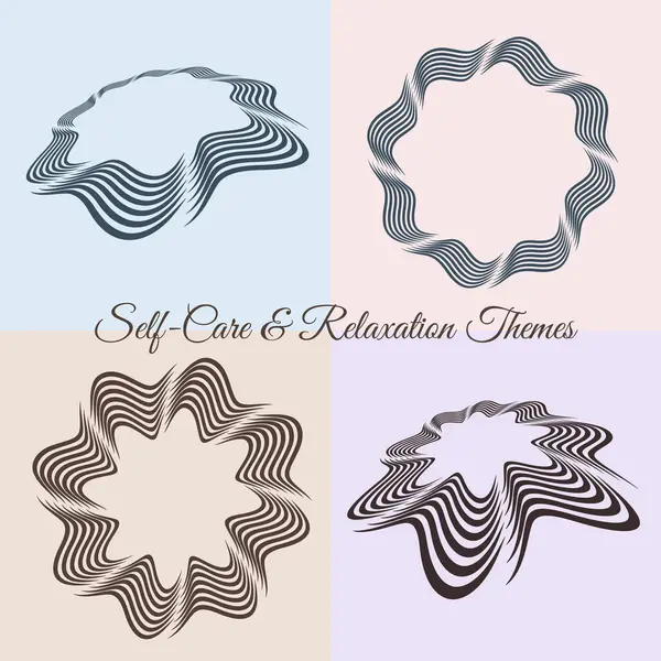 Cilt sağlığı ve bakımını temsil eden minimum soyut spiral çizgi. Cilt bakımı, cilt bakımı, cilt bakımı, güzellik, temiz kozmetik ürünleri, organik ürünler ve sağlık görselleri için ideal