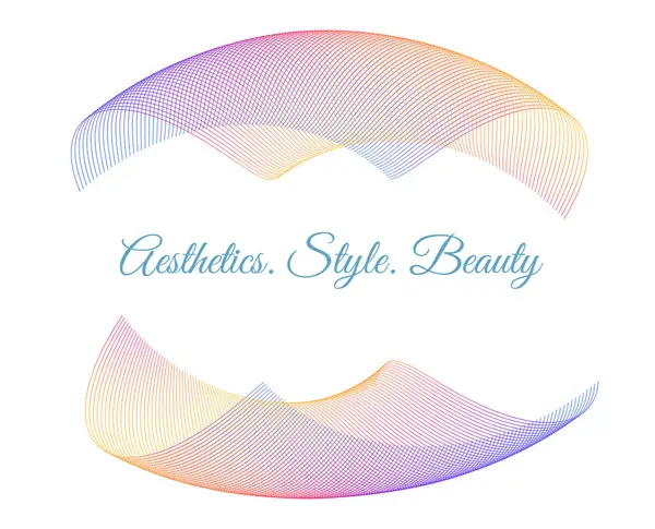 Mücevher, Moda, Düğün, Güzellik, Ev dekorasyonu işleri için tasarım elemanı dalga çizgileri. Web tasarımı, Banner, Sunum, Paket. Simge, Dairesel, Sarmal, Geometrik Çizgilerden oluşan Logo