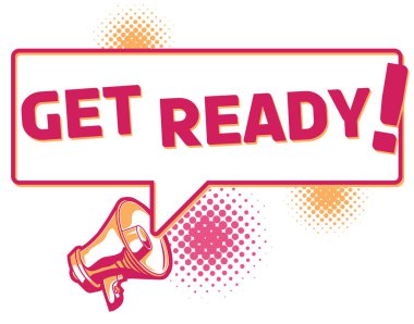 Hazır olun - megafonla reklam tabelası