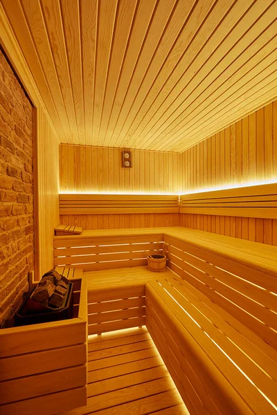 Luxury Massage Room Interior Design Decorative Stone Wall Home Hotel — Stock Photo, Image
