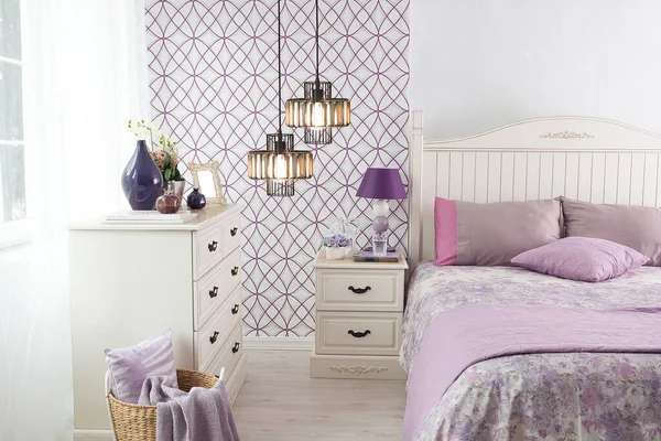 special design modern bedroom interior design concept and modern lamp