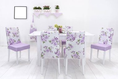 Modern lamba, yemek odası ve otel için tasarlanmış iç tasarım.