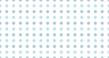 Pırıl pırıl benekli desen. Doku yineleniyor. Renkli puantiyeli arka plan. Mavi benekli desen. Mavi polka ambalaj dokusu. Vektör illüstrasyonu