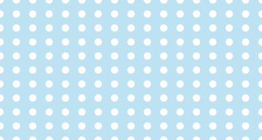 Pırıl pırıl benekli desen. Doku yineleniyor. Renkli puantiyeli arka plan. Mavi benekli desen. Mavi polka ambalaj dokusu. Vektör illüstrasyonu