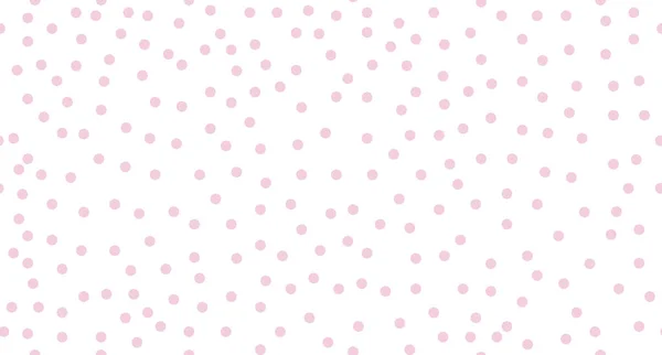 Nahtloses Tupfenmuster Vektorwiederholende Textur Tupfen Mit Pastellfarbenem Hintergrund Pinkfarbenes Punktemuster — Stockvektor