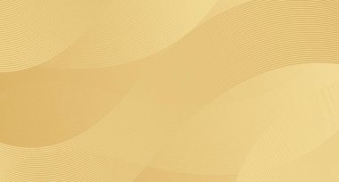 Çizgili soyut altın vektör arkaplanı. Soyut altın eğimli arkaplan. Parlak altın desenli. Vektör illüstrasyonu