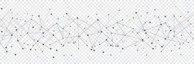 Soyut ağ teknolojisi geometrik noktalar. Ağ bağlantısı. Noktaları ve çizgileri birleştiriyorum. Genel ağ bağlantısı. Pleksus geçmişi olan dijital teknoloji. Vektör illüstrasyonu