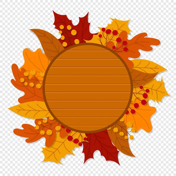こんにちは秋の紅葉 秋の紅葉と人気の葉 秋のデザイン 魅力的な秋のパターン 手描き ベクターイラスト — ストックベクタ